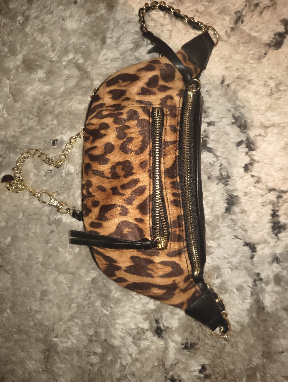 Express Leopard Print Bag